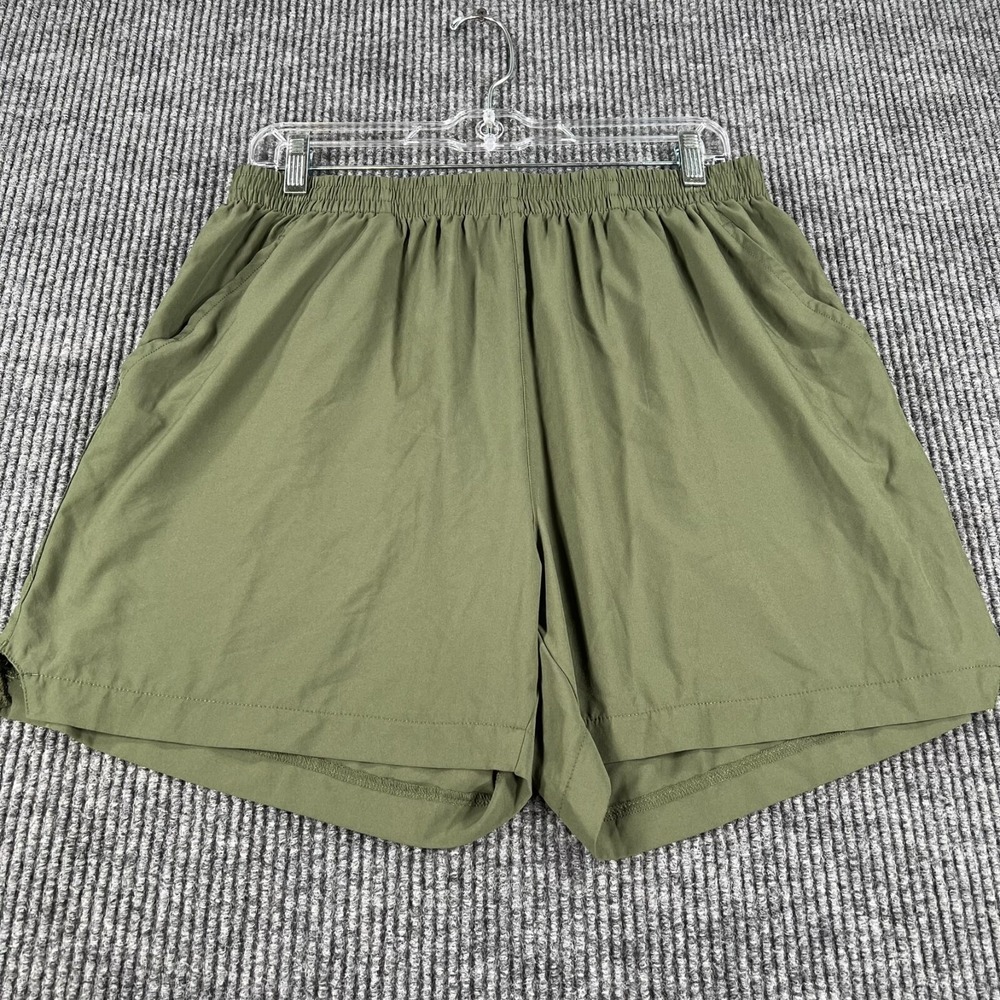 Mier Mens Shorts XL Extra Large Green Drawstring Running Pocket Activewear